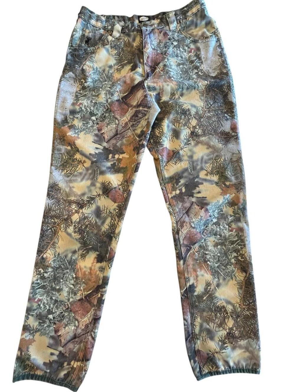 Kings Camo Pants Mountain Shadow Mens tag sz 38Tall four pocket 38/35 1/2